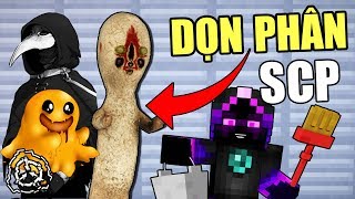 Minecraft SCP Ngoại Truyện -#1- THỬ THÁCH ĐI DỌN PHÂN CHO SCP-173, SCP-096, SCP-999 ??