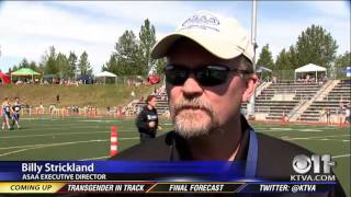 Boy gets to compete with and beat in girls track  because he is transgender
