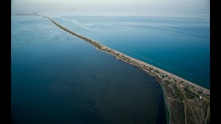 Бугазская коса Краснодарский край, кайтсерфинг и виндсёрфинг, июль 2017