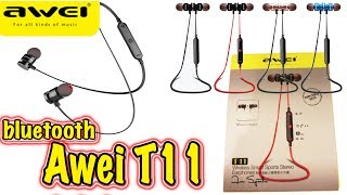 Awei t11 bluetooth наушники за 11$.
