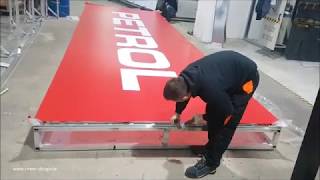 PANAFLEX XXL LIGHTBOX SIGNAGE - serial production