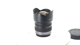 中古 PANASONIC 7-14 F4 (超廣角 GF10 GH5 GH4 G9 GX9 8-18 )#00541