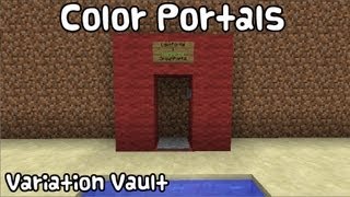 Minecraft Bukkit Plugin - Color Portals - Make portals with wool!