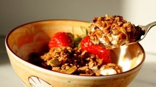 Cómo hacer granola natural / recetas saludables / comida sana / comida light