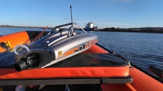 Лодка с ВОДОМЕТОМ ... тест-драйв и обслуживание ProBoat River Jet 23"