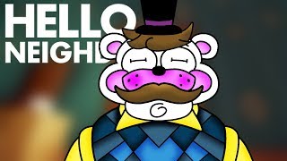 Minecraft Fnaf Meets Hello Neighbors Secret Location (Minecraft Roleplay)