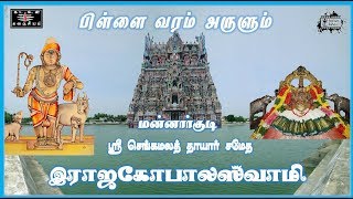 Sri Rajagopalaswamy Temple, Mannargudi