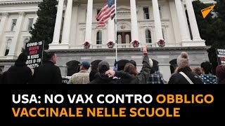 #USA: no vax contro obbligo vaccinale nelle scuole