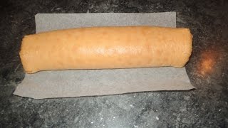 Рулет с малиной