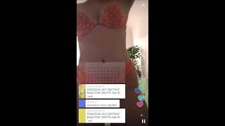 Elif tanyelin periscopede çırıl çıplak soyunuyo