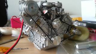 Delorean eaglemoss engine working 1/3 test