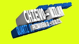 CHIEVO - MILAN 2 - 3 (d.t.s.)tim cup primavera