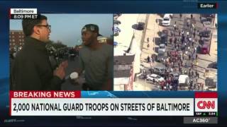 Baltimore Protests on CNN