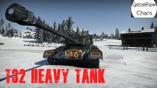 War Thunder - T32 Heavy Tank Simulator Battle Gameplay