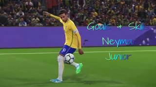 PES 2018 Neymar Junior GOLS e DRIBLES (SERIE NOVA)