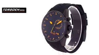 Torgoen Swiss Men's T30304 T30 Series Classic Black Aviation Watch