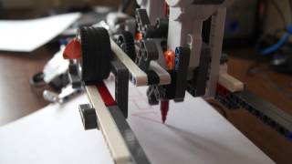 Тертые робототехники. Логинов Игорь, 9 лет. Принтер из Lego Mindstorms-1.