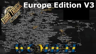 ETS2 1.35 - Big Map combo Promods 2.41 Europe Edition v3 (Not really, its more like v2.01 actually)
