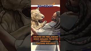 MELAWAN 1000 ORANG FILISTIN DENGAN TULANG KELEDAI | #faktaalkitab shorts