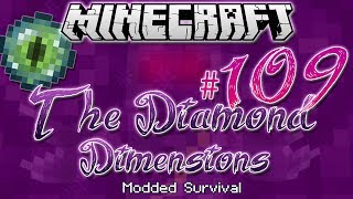 "TRAYAURUS 3.0 & STRONGHOLD?!" | Diamond Dimensions Modded Survival #109 | Minecraft