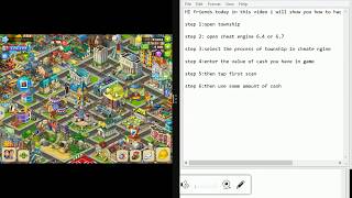 HACK TOWNSHIP ON PC WITHOUT ROOT . YOU NEED TO DOWNLOAD CHEATENGINE 6.4