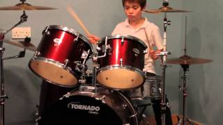 8 year old drummer