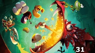 Прохождение Rayman Legends - 20000 Люмов под водой - Спасите Урсулу - Школа ниндзя - Часть 31