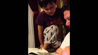 Jed can read