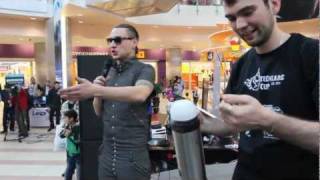 Андрей Бонд пьёт жидкий азот - TECHLABS CUP KZ 2011