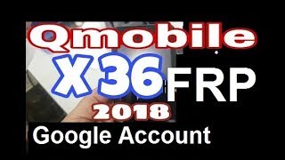 q mobile x36 7.0 frp bypass google account by Cm tool