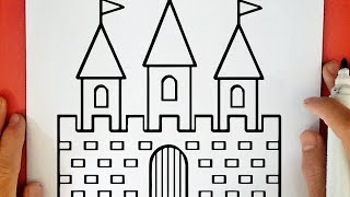 HOW TO DRAW A CASTLE