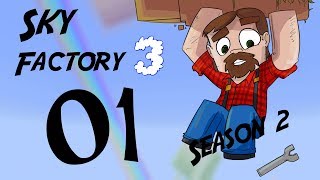 FTB SkyFactory 3 Season 2:  Episode 1: The Return to the Sky!