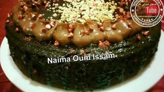 cake royale كيك راقي ب كلاصاج الشكلاط و الكاناش مع الشاف نعيمة ام عصام من اكادير 15/06/2017