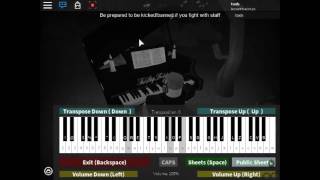 Undertale - His Theme on Roblox Piano