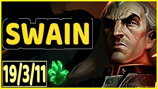 BioPanther (SWAIN) vs JAX - 19/3/11 KDA TOP CHALLENGER GAMEPLAY - OC