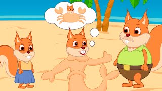Famille d'Écureuil - Constructeurs De Sable Animé 2023 en Français