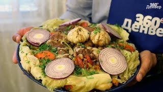 Дамлама по-таджикски — вкусное и сытное блюдо, которое готовят мужчины