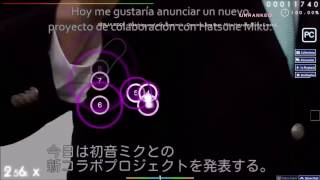 「Domino's App feat. 初音ミク Miku Hatsune」 but it's a full osu! beatmap