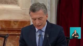 M. Macri - Apertura de las sesiones ordinarias - HIGHLIGHTS 2019