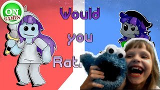 ЛИЗА И МОНСТР В Roblox ► Would You Rather..? ► Game for Kids