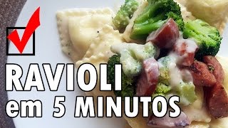 ?#VlogCOOKTem Ep7: COMO FAZER RAVIOLI 5 QUEIJOS EM 5 MINUTOS - WebTVBrasileira