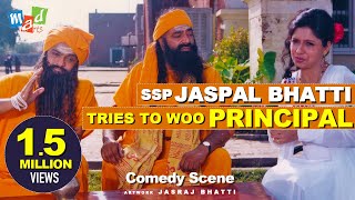 SSP Jaspal Bhatti tries to woo School Principal |Mahaul Theek Hai