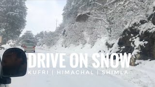 Snowfall at Kufri
