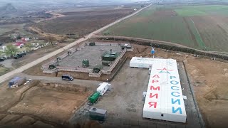 Открытие нового блочно-модульного городка для российских миротворцев