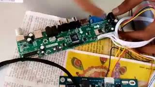 how to use universal mother boards for  VG59...New boards available in.contact 9581622624