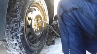 Замена передних колодок на шевроле ланос