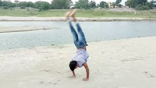 Best Parkour Back Jump  Stunt Video  { Dancer Sunny Arya } 2018