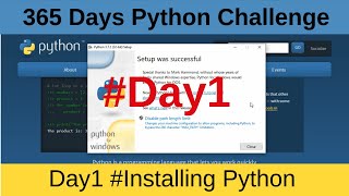 Day1.Installing Python and Pycharm