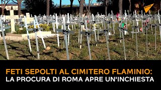 Feti sepolti al cimitero Flaminio, la Procura di Roma apre un'inchiesta