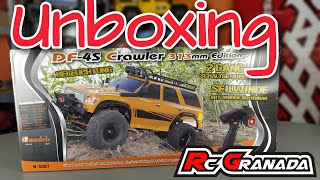 CRAWLER DF-4S 313mm WINCH EDITION RTR DF Models Unboxing en español